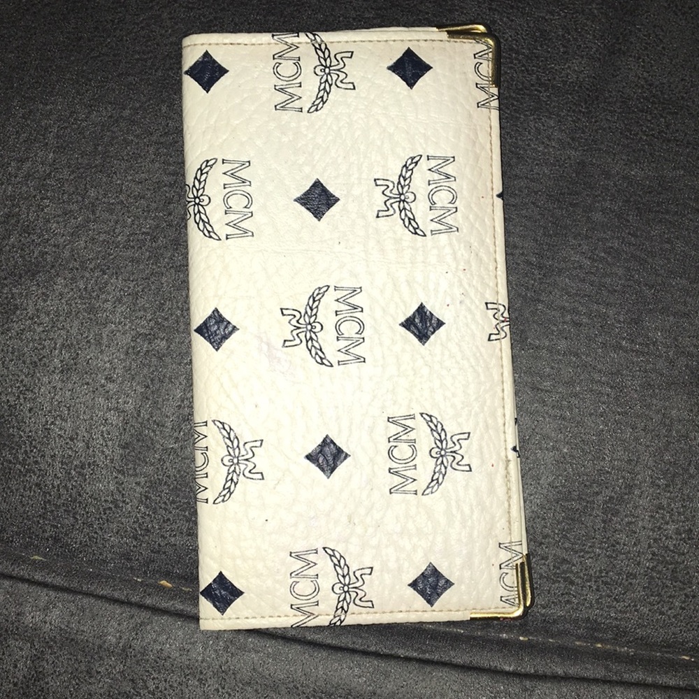 MCM Checkbook Cover